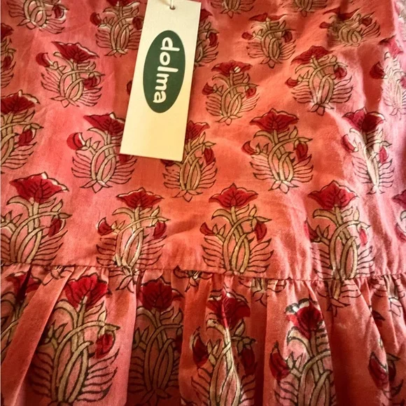 NWT Dolma coral and red skirt - Picture 2 of 6